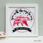 Personalised Daddy Bear Framed Print, thumbnail 5 of 11