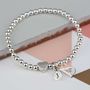Personalised Milly Silver Heart Bracelet, thumbnail 4 of 6