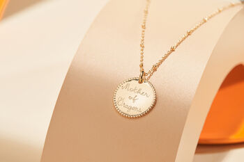 Personalised Beaded Disc Necklace, 4 of 7