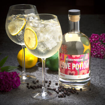 Make Your Own Gin Love Potion Kit, Two Bottles, 2 of 4