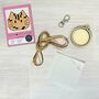 You Make Life Purr Fect Mini Matchbox Cross Stitch Kit, thumbnail 10 of 12