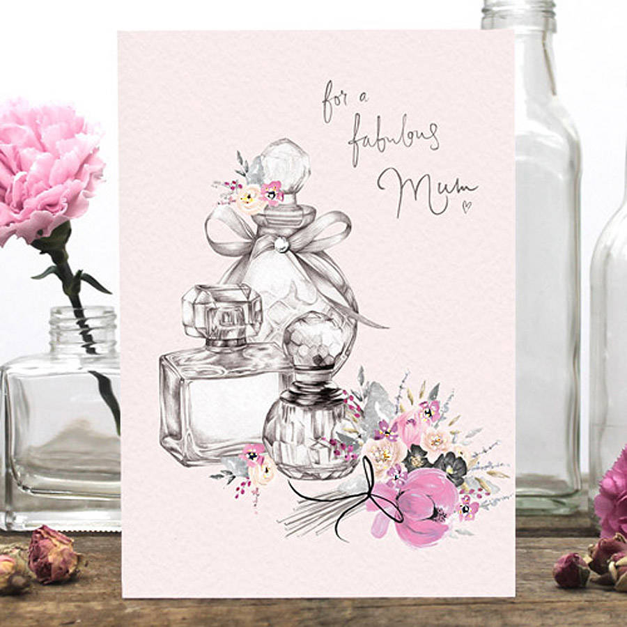 Perfume Mum Greetings Card