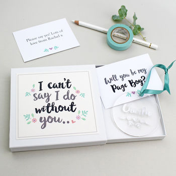 'Will You Be My Page Boy?' Keepsake Gift, 6 of 6