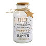 Personalised Magical Things Happen LED Light Glass Jar, thumbnail 3 of 3