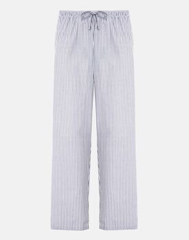 Women's Sussex Stripe Pyjama Set Crisp Cotton, 3 of 3