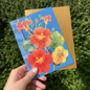 Summer Nasturtiums All Occasions Blank Card, thumbnail 1 of 3