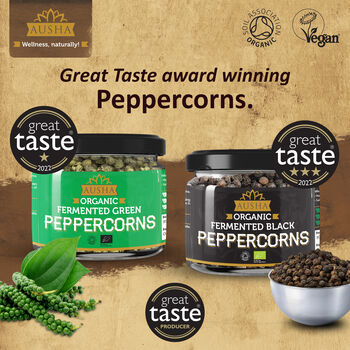 Ausha Black Peppercorns Fermented 200g Great Taste Award, 6 of 6