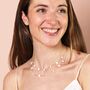 Shooting Stars Layered Necklace In Gold, thumbnail 2 of 3