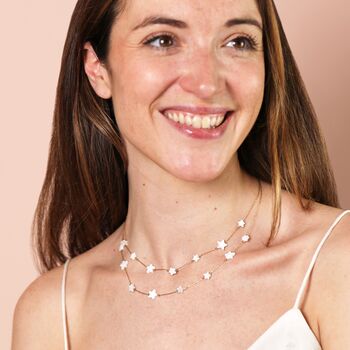 Shooting Stars Layered Necklace In Gold, 2 of 3