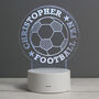 Personalised Football LED Light, thumbnail 1 of 7