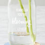 Personalised 'Blooming Lovely' Milk Bottle Vase, thumbnail 2 of 2