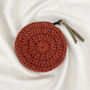 Fair Trade Crochet Wool Circular Spiral Coin Purse, thumbnail 3 of 9