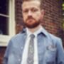 Mens Lilac And Aqua Paisley Print Pocket Square, thumbnail 2 of 6
