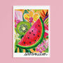 Watermelon Kitchen Print, thumbnail 4 of 10