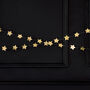 Extra Long Gold Star Party Garland, thumbnail 1 of 7