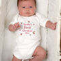 Personalised First Christmas Baby Vest, thumbnail 2 of 3