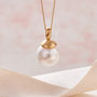 Pearl Pendant In Gold Vermeil Necklace, thumbnail 6 of 7
