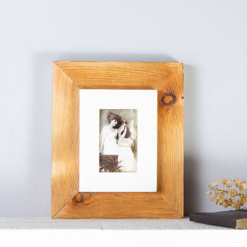 Reclaimed Wood Miniature Photo Frame, 5 of 9