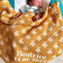 Personalised Knitted Bee Blanket, thumbnail 3 of 8