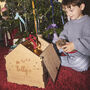 Personalised Christmas Eve Box Wooden House, thumbnail 1 of 12