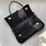 Personalised Gemma Embossed Faux Leather Chain Shoulder Bag, thumbnail 2 of 3