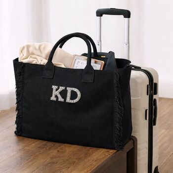 Personalised Fringe Tote Bag, 4 of 8