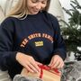 Family Christmas Jumper In Red And Yellow, thumbnail 1 of 3