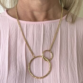 Two Ring Statement Necklace, 3 of 7