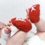Personalised Pom Pom Baby Slippers, thumbnail 1 of 4