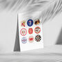 Man United Beer Mats Print, thumbnail 3 of 4