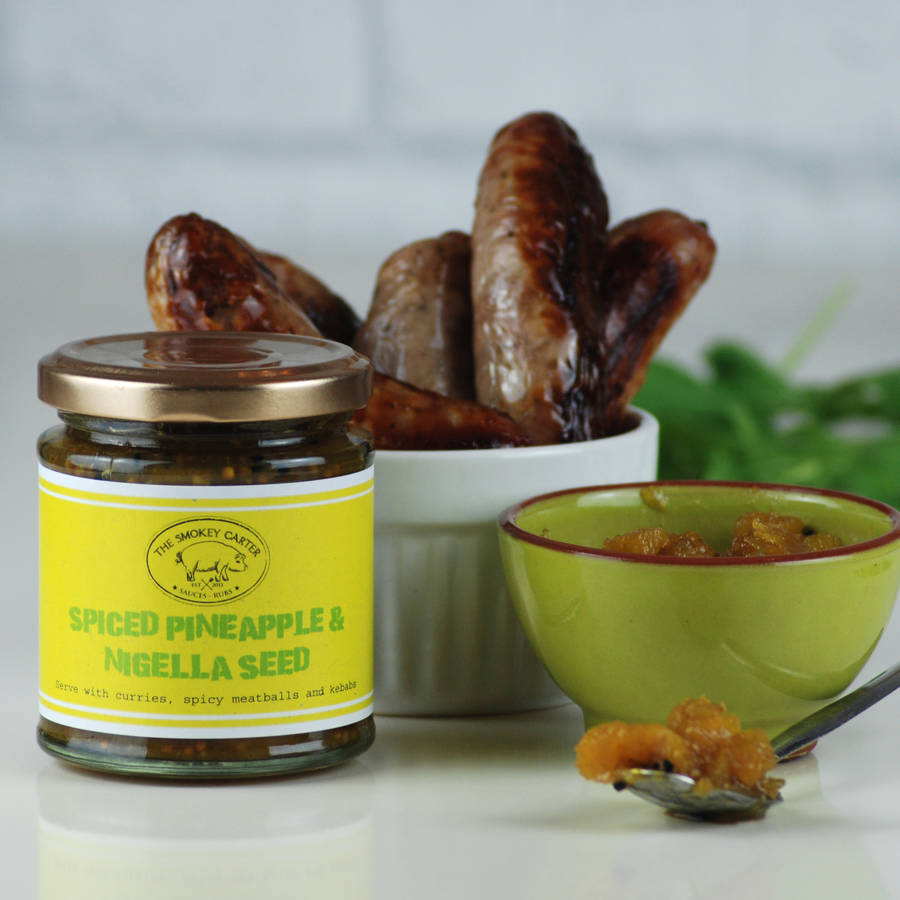 christmas spiced fruit chutney gift set by the smokey carter