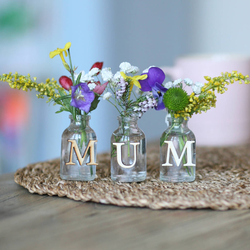 personalised mini mum vase by modo creative