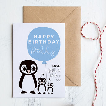 Personalised Daddy Birthday Card Or Mummy Birthday Card, 3 of 3
