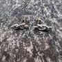 Small Knot Sterling Silver Stud Earrings, thumbnail 4 of 5