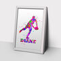 Personalised Rugby Player Print, thumbnail 2 of 5