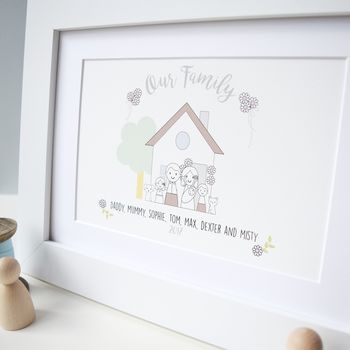 Personalised Family Picture, 2 of 6