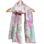 Large 'Mozart' Pure Silk Scarf, thumbnail 1 of 3