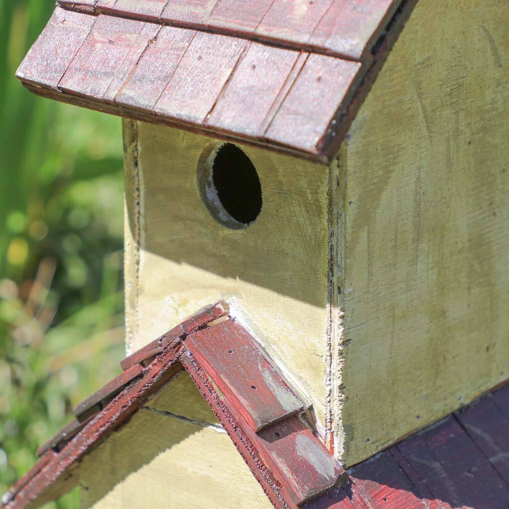 Tall Free Standing Garden Bird House By Dibor