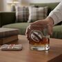 Personalised English Rugby Ball Whisky Glass, thumbnail 1 of 5