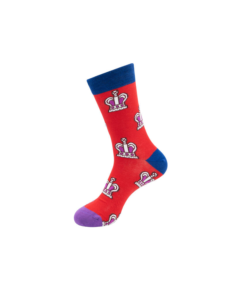 Queen's Platinum Jubilee Collection Box Of Socks Gift By Sock Geeks