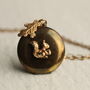 Squirrel Locket Necklace With Photos, thumbnail 1 of 10