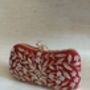 Red Frog Clasp Clutch, thumbnail 8 of 9
