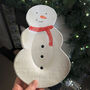 Snowman Christmas Plate, thumbnail 3 of 9