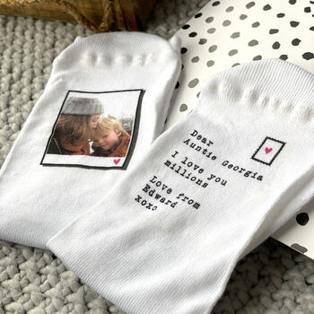 Auntie Gift Love You Millions Photo Socks, 2 of 3