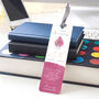 Personalised Birth Month Gemstone Bookmark, thumbnail 2 of 12