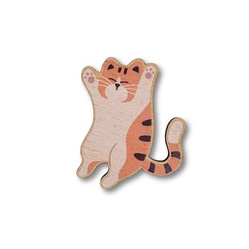 Stripey Cat Needle Minder, 5 of 5
