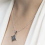 Sterling Silver Witches Knot Necklace, thumbnail 5 of 7
