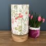 Alda Multi Spring Flowers Tall Cylinder Lampshade, thumbnail 1 of 11