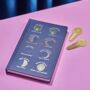 Moon Phases Journal And Two Matching Brass Bookmarks, thumbnail 1 of 4