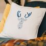 Stag Cushion Beginners Embroidery Kit, thumbnail 1 of 5